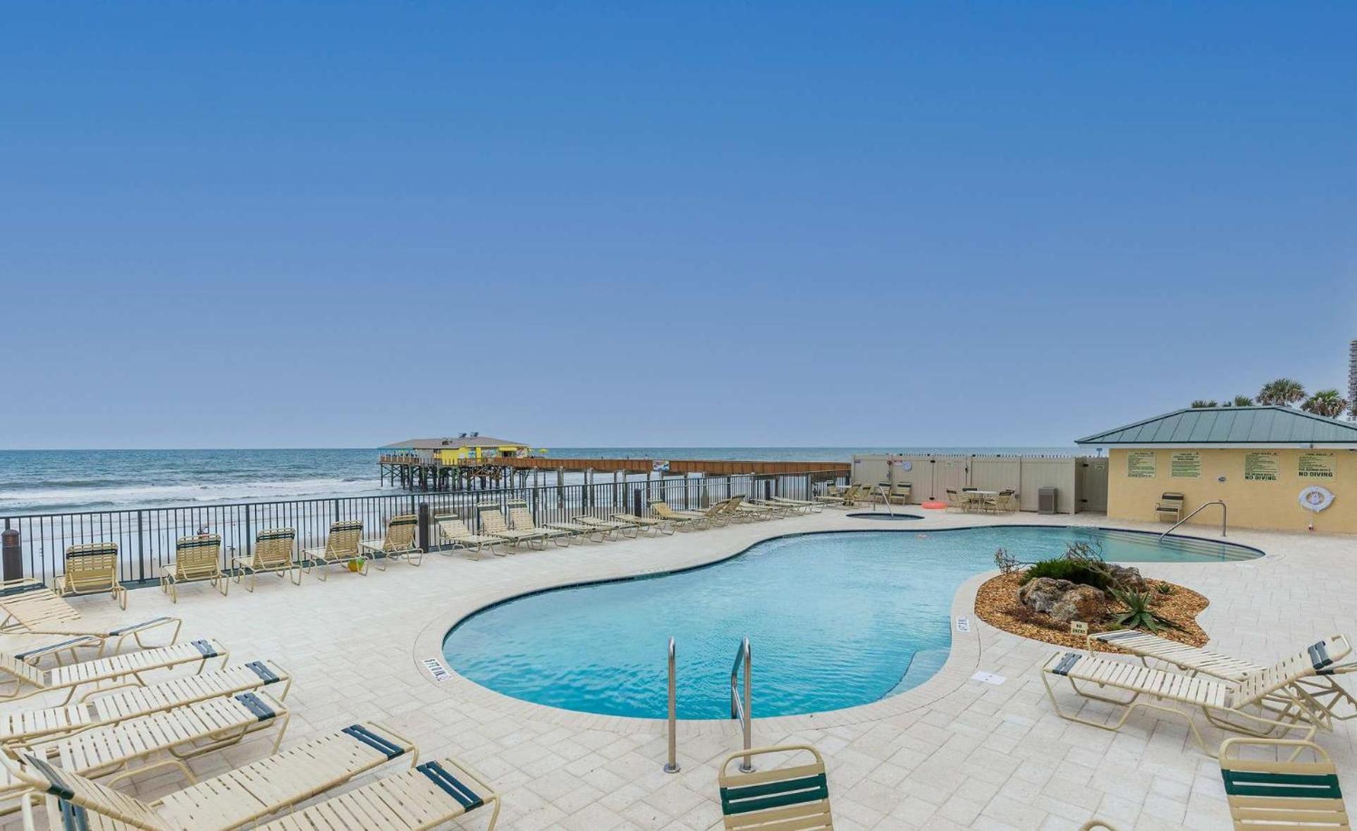 Ocean Views From Your Private Balcony! Sunglow Resort 606 By Brightwild Daytona Beach Shores Exteriör bild